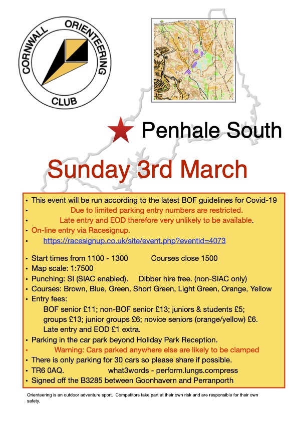 Flyer for Penhale